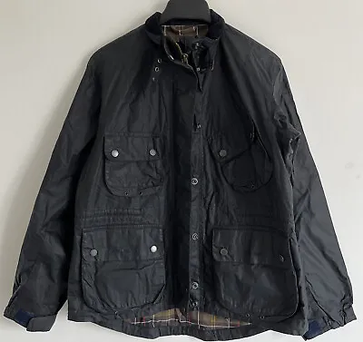 Buy Barbour Bromley Ladies Jacket Classic Field Jacket Size 12 Navy • 149.99£