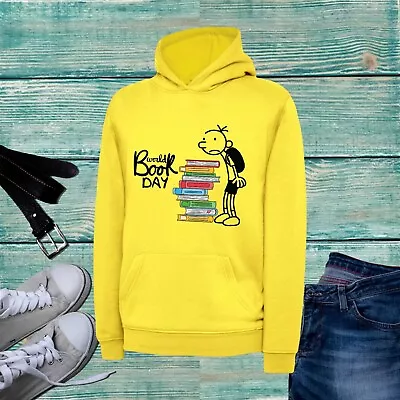 Buy World Book Day Wimpy Kid Hoodie Funny Book Day Wimpy Kid Funny Unisex Hood Top • 18.99£