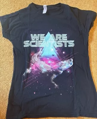 Buy We Are Scientists T Shirt Rare Indie Rock Band Merch Tee Ladies Size Medium • 14.30£