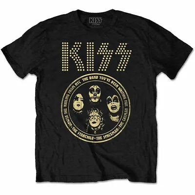 Buy KISS Band Circle Black T-Shirt NEW OFFICIAL • 15.19£