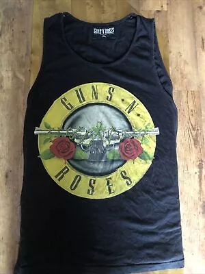 Buy Guns N Roses Vest  XL Short Sleeve Crew Neck Graphic Black • 12.81£
