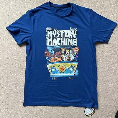 Buy Scooby Doo Mystery Machine T-shirt Medium Blue • 12.70£