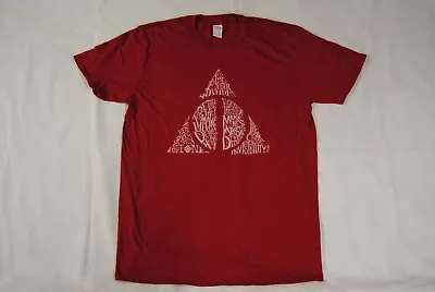 Buy Harry Potter 3 Deathly Hallows Text T Shirt New Official Movie Film Book  • 7.99£