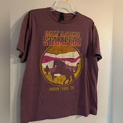 Buy Dolly Parton’s Stampede Tee Women’s Large Soft Comfy Pigeon Forge TN Purple • 17.95£