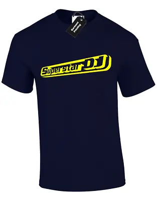 Buy Superstar Dj Mens T Shirt Funny Music Acid House Hacienda Retro Cool Design • 7.99£