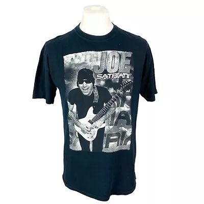 Buy Joe Satriani Tour T Shirt Black Medium Gildan Graphic Concert Tee UK Tour  • 22.50£