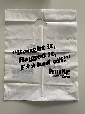 Buy Peter Kay Mum Wants A Bungalow Bought It Bagged It F***ed Off Plastic Bag Merch • 9.99£