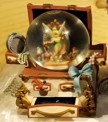 Buy (New)Tinker Bell, Peter Pan Jewelry Box Snow Globe • 224.47£