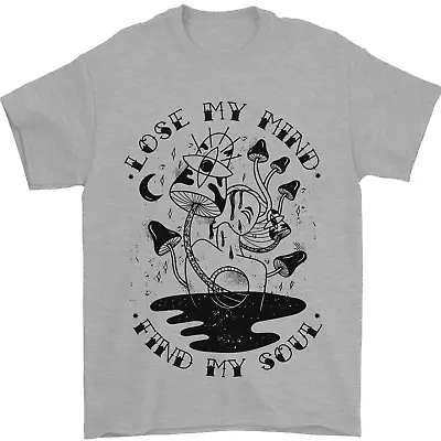 Buy Lose My Mind Funny Magic Mushrooms Drugs Mens T-Shirt 100% Cotton • 8.49£