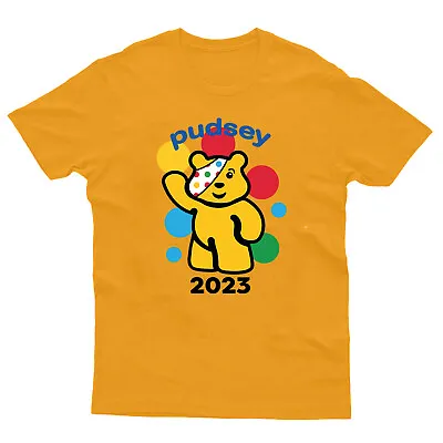 Buy Pudsey Bear Kids Girls T Shirt Tee Children In Need Spotty School Day 2023 Gift • 6.99£