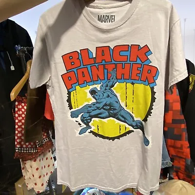 Buy Marvel Comics Men's Black Panther Short Sleeve T-Shirt M • 7£