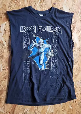 Buy Iron Maiden Powerslave T Shirt Mens Medium - Vintage W/ Back Print Official • 45£