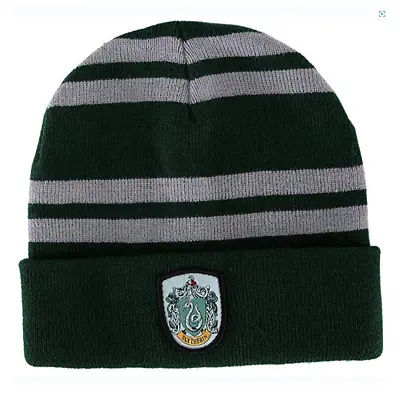 Buy Harry Potter Beanie Hat Slytherin Green Grey World Book Day • 8.99£