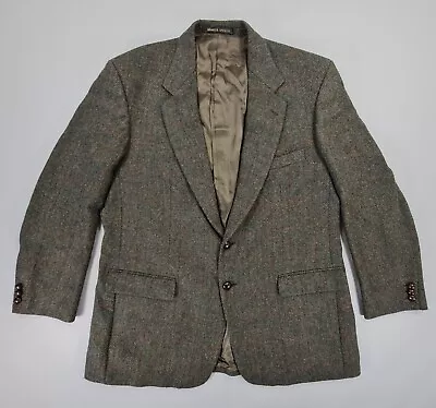 Buy St Michael Marks & Spencer Mens Tweed Jacket Green 46 R Check Pattern Pure Wool • 24.99£