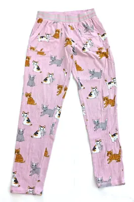 Buy Peter Alexander Pyjamas Bottoms Womens XS L28 Pink Sleepwear Trousers Grumpy Cat • 14.90£
