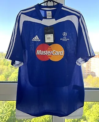 Buy Vintage MasterCard Champions League Merch Football Shirt 2004 Adidas Size S BNWT • 17.99£