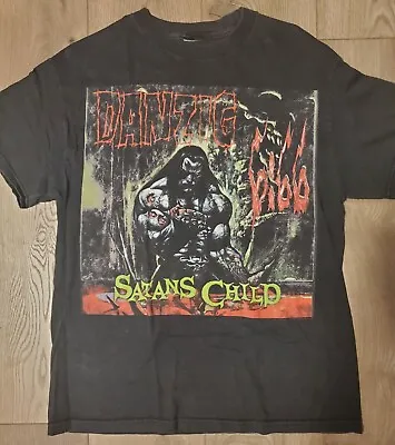 Buy Vintage Danzig T Shirt 1999 Satans Child Pre-owned XLg . Front Print. • 75.86£