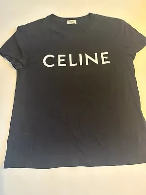 Buy Immaculate Celine T-Shirt - CREW NECK CLASSIC T-SHIRT IN CELINE PRINTED JERSEY • 150£