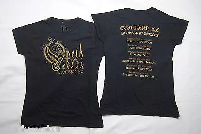 Buy Opeth Evolution Xx World Tour Ladies Skinny T Shirt New Official Rare Watershed • 7.99£