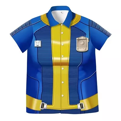 Buy Cosplay Fall Out Vault 111 Boy Power Armor 3D T-Shirts 76 Sports  Top T-Shirts • 11.40£