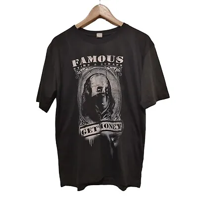 Buy Famous Stars And Straps T-shirt Get Money Large Y2K Vintage • 17.95£