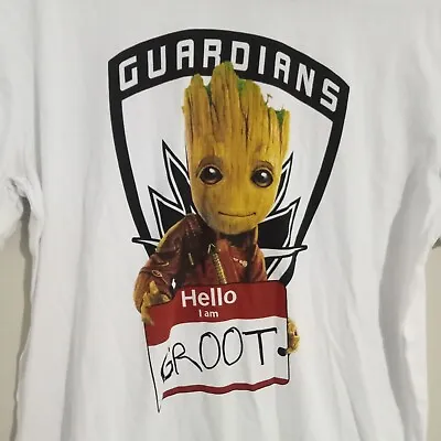 Buy Guardians Of The Galaxy Vol 2 Marvel Baby Groot T-shirt Mens XS White • 15.43£