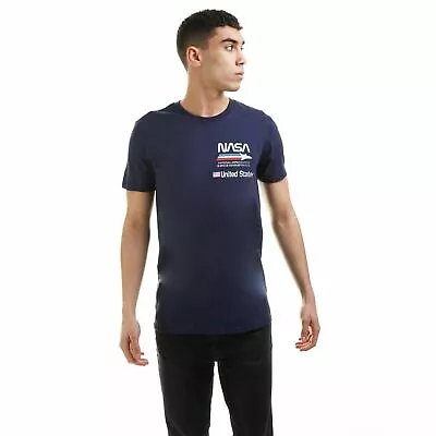 Buy NASA Mens T-shirt Plane Aeronautics Navy S-2XL Official • 13.99£