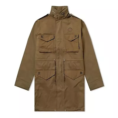 Buy Adidas Neighborhood M-65 Jacket Parka M Trace Olive Green Military Style Coat • 85£