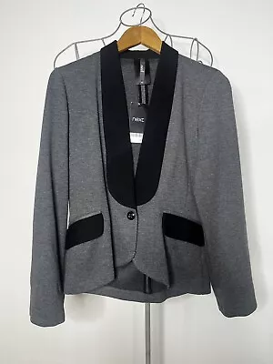 Buy Next Ladies Jacket, Size 10, Grey And Black Mix, New, Rrp £28 • 12£