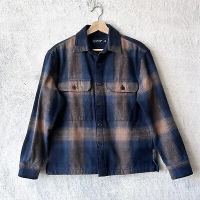 Buy Abercrombie & Fitch Soft AF Flannel Shirt Jacket Shacket Size XS Front Pockets • 19.29£