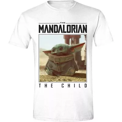 Buy T-Shirt Star Wars Mandalorian The Child Baby Yoda Photo Men's Sweater Official • 14.08£