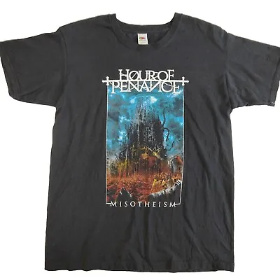 Buy Hour Of Penance Shirt Size Medium Black - Death Metal Music Merch Graphic Cotton • 15.47£