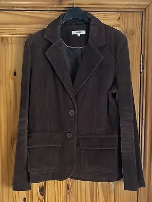 Buy Ladies Brown Corduroy Jacket Size 14 • 15£