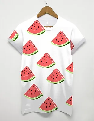 Buy Watermelon All Over T Shirt Summer Fruit Holiday Festival Swag Indie Hipster • 22£
