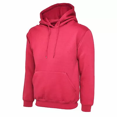 Buy Uneek Hooded Sweatshirt Pullover Casual Classic Thick Sports Jumper Mens Hoody • 15.95£