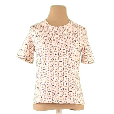 Buy Celine T-Shirts C Macadam Beige Green Woman Authentic Used L2277 • 321.84£