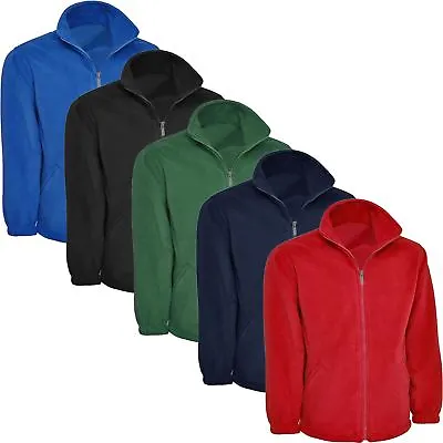 Buy Mens Thermal Winter Jacket Warm Thick Fleece Coat Full Zip Anti Pill Heavy Duty • 16.89£