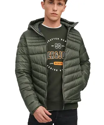 Buy JACK & JONES Mens JJE Hero Puffer Jacket - Rosin/Contrast Size XL • 22.99£