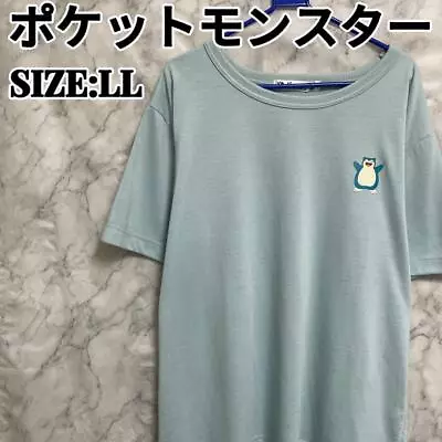 Buy Pokemon T-Shirt Snorlax One Point Logo Oversized Short Sleeve Ll • 88.32£