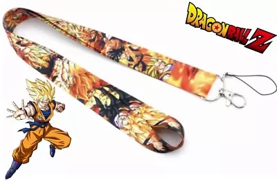 Buy Dragon Ball Z Lanyard Anime Goku Super Saiyan Neck Strap ID Holder Keychain • 4.99£