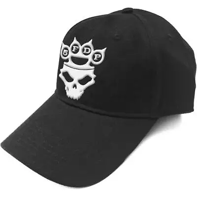 Buy Five Finger Death Punch - Logo White CAP - Größenverstellbar Official Merch • 21.51£