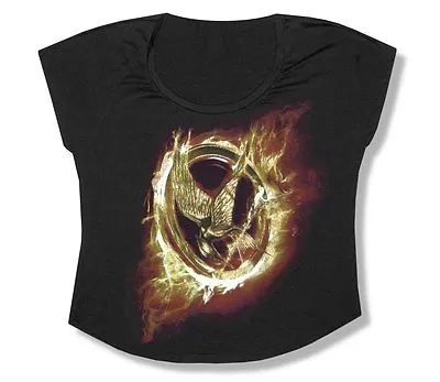 Buy The Hunger Games Mockingjay Scoop Neck Tee • 9.43£