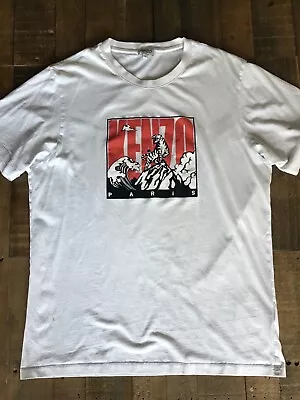 Buy Mens Rare Kenzo Paris 'tiger Unleashed' Logo T-shirt Uk Medium 40  Chest • 22£
