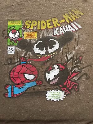 Buy Spider-Man Kawaii  Carnage & Venom  Mens Unisex Adult M T-Shirt • 12.28£