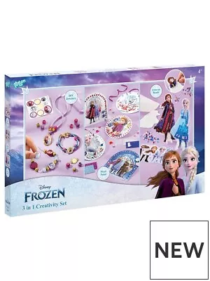Buy Totum Disney Frozen 3in1 Jewellery Iron-On Beads & Pixel Paint Kids Craft Set • 21.99£