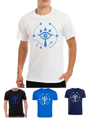 Buy Legend Of Zelda Breath Of The Wild Symbol Game Gamer Eye T-shirt • 9.99£