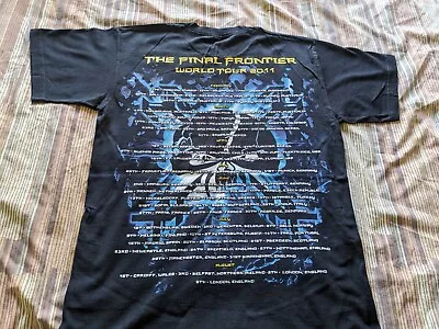Buy Official 2011 Iron Maiden World Tour T Shirt • 4.99£