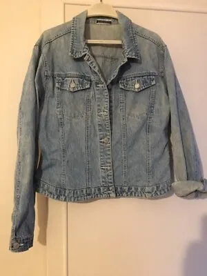Buy Jean Jacket Ladies Warehouse Blue Size 16 • 10£