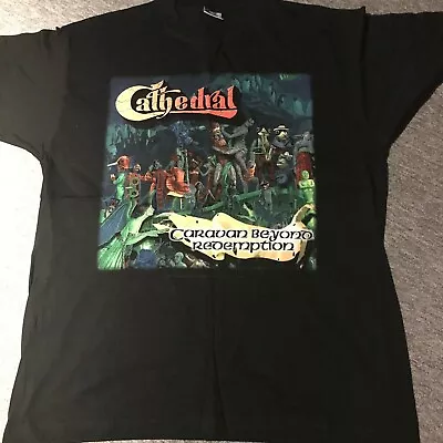 Buy Cathedral Caravan Beyond Redemption Vintage Rock Tshirt XL 1999 • 60£