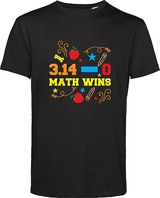 Buy Number Day T Shirt Pi Day Maths Day Math Wins Number Day Presents Gift Top • 9.99£
